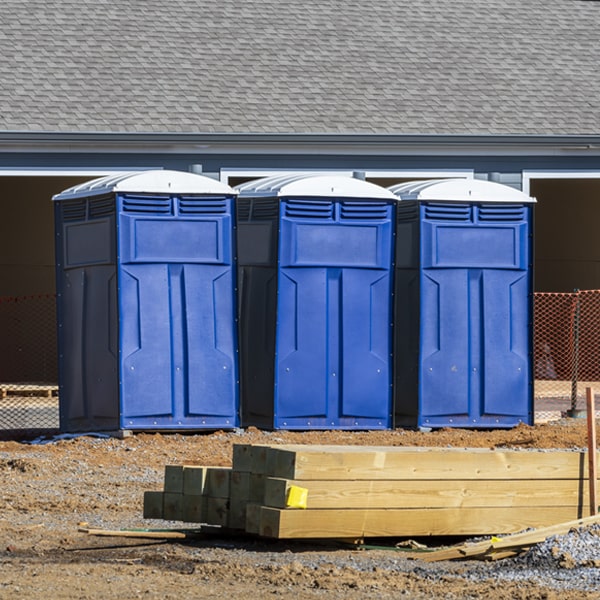 what is the cost difference between standard and deluxe portable restroom rentals in Twin Lakes Minnesota